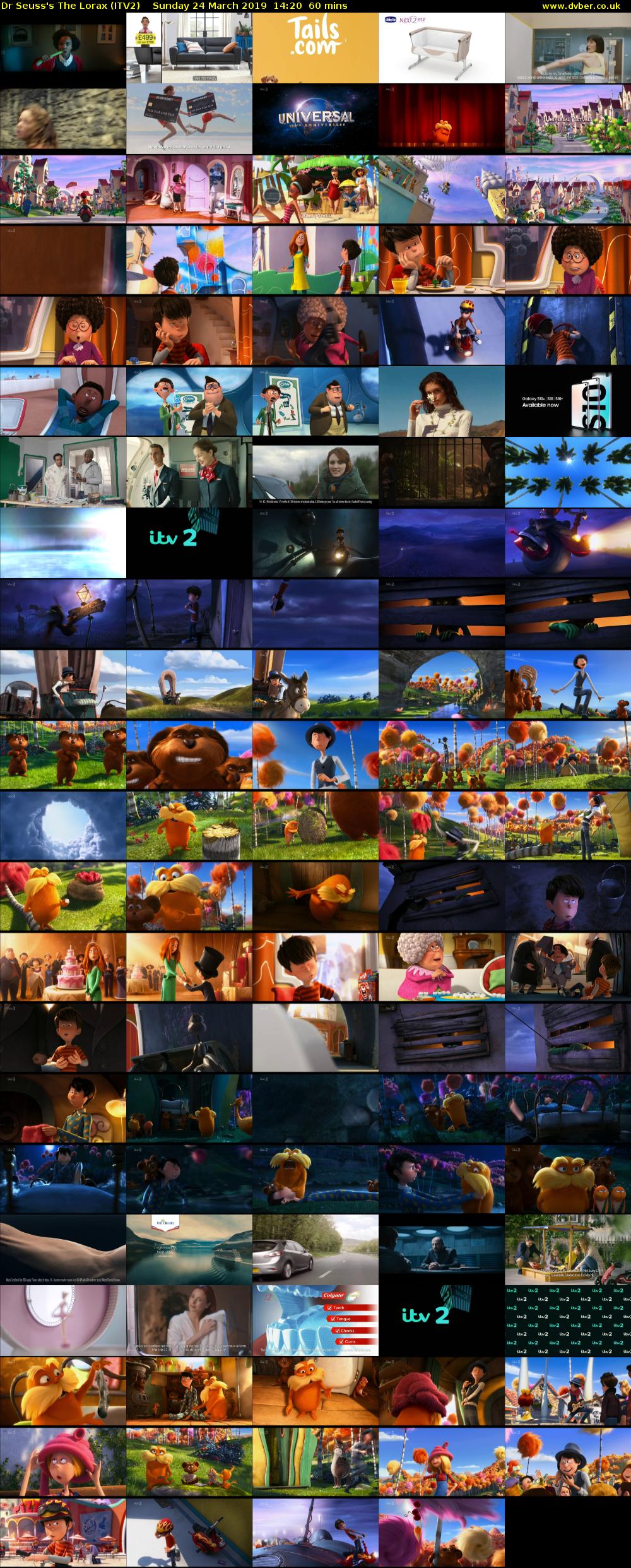 Dr Seuss's The Lorax (ITV2) Sunday 24 March 2019 14:20 - 15:20