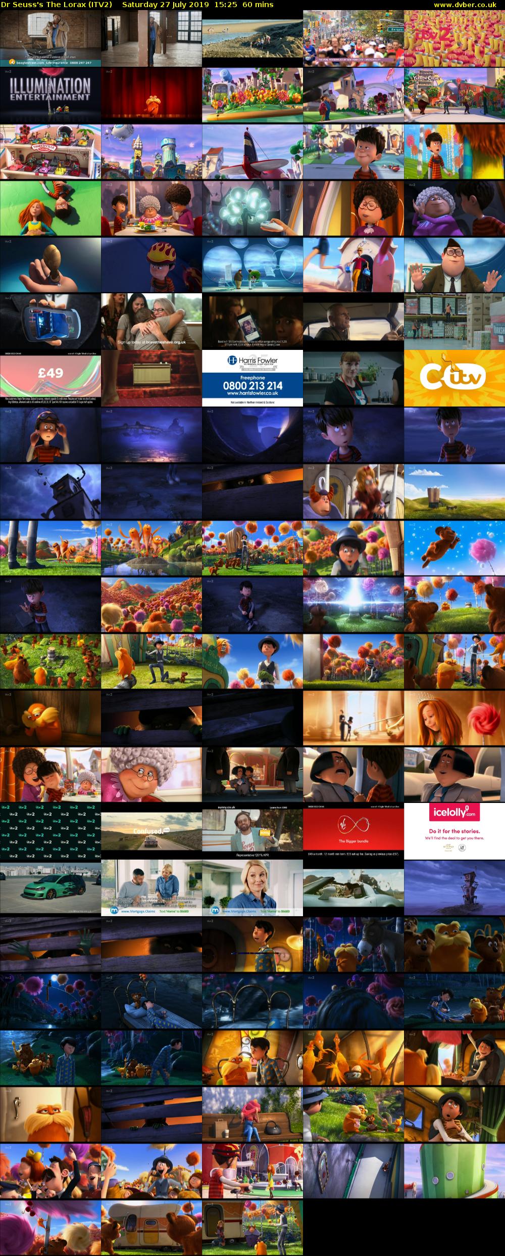 Dr Seuss's The Lorax (ITV2) Saturday 27 July 2019 15:25 - 16:25