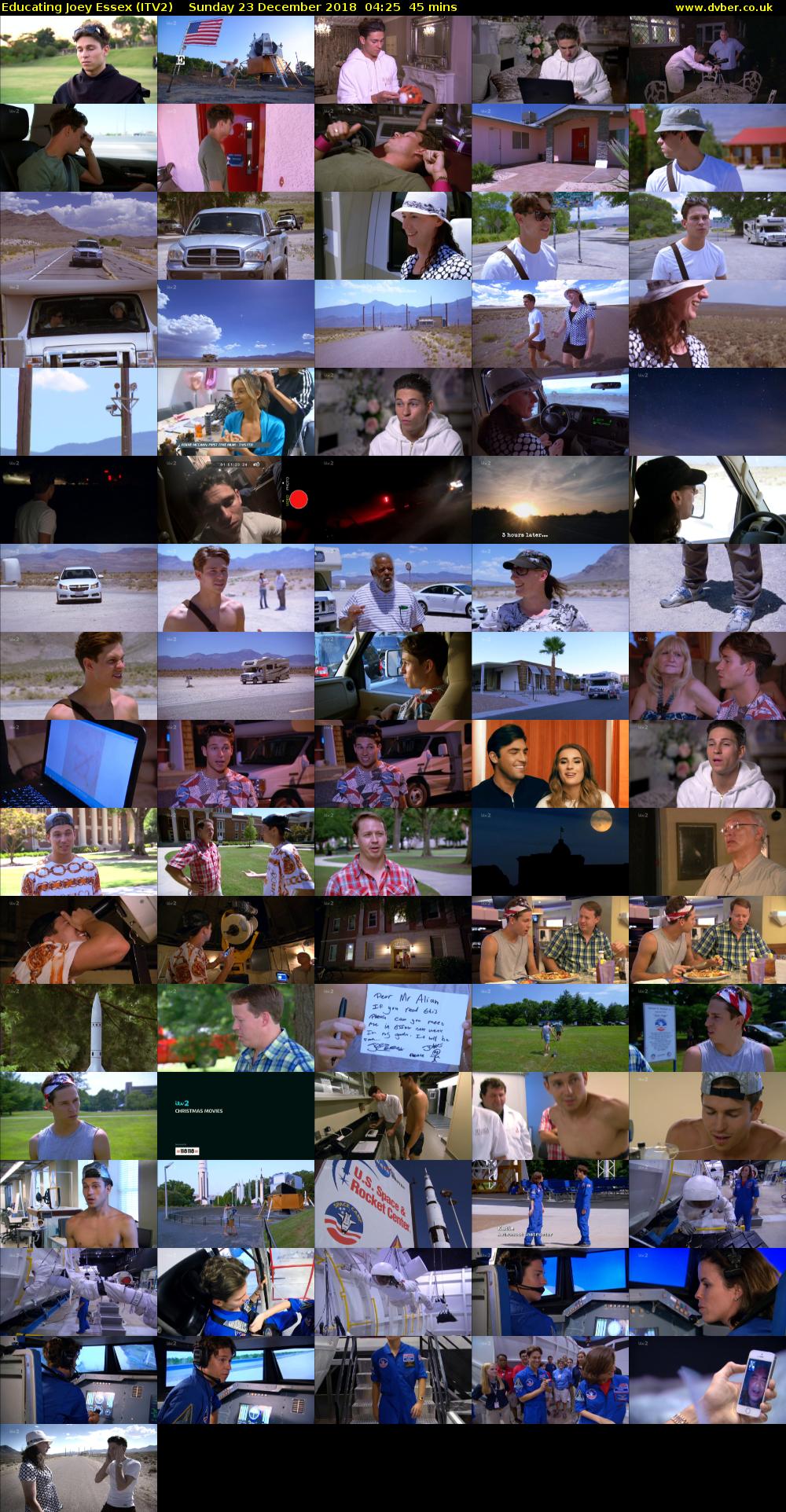 Educating Joey Essex (ITV2) Sunday 23 December 2018 04:25 - 05:10