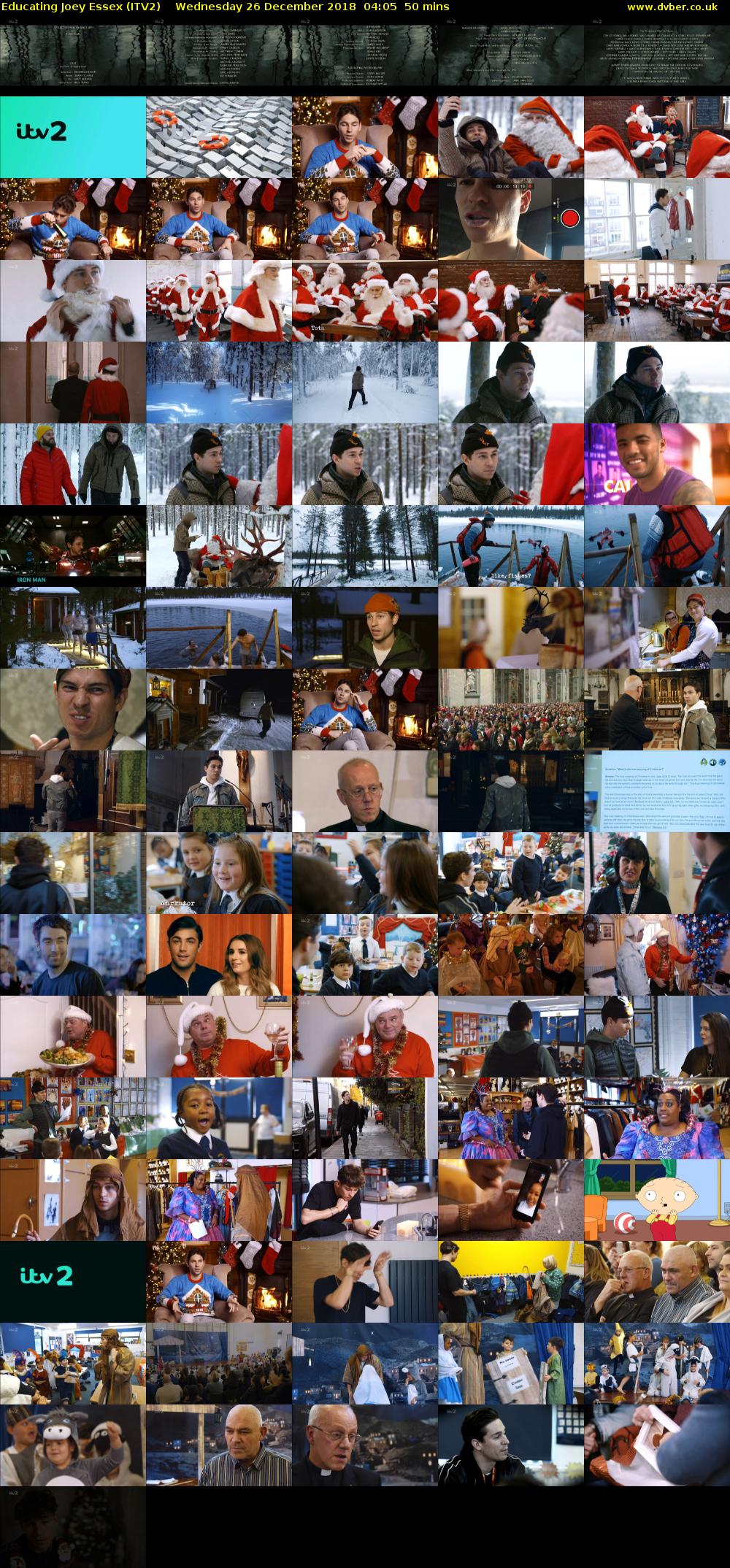 Educating Joey Essex (ITV2) Wednesday 26 December 2018 04:05 - 04:55