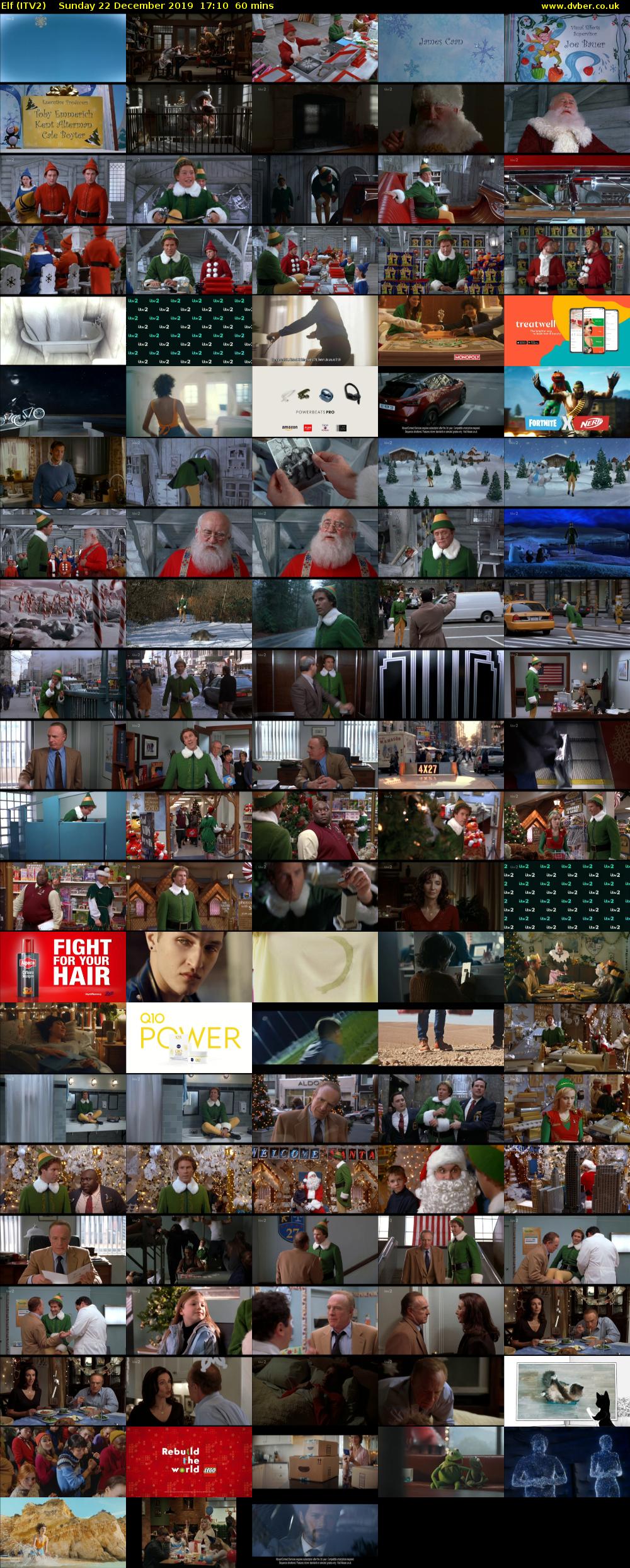 Elf (ITV2) Sunday 22 December 2019 17:10 - 18:10