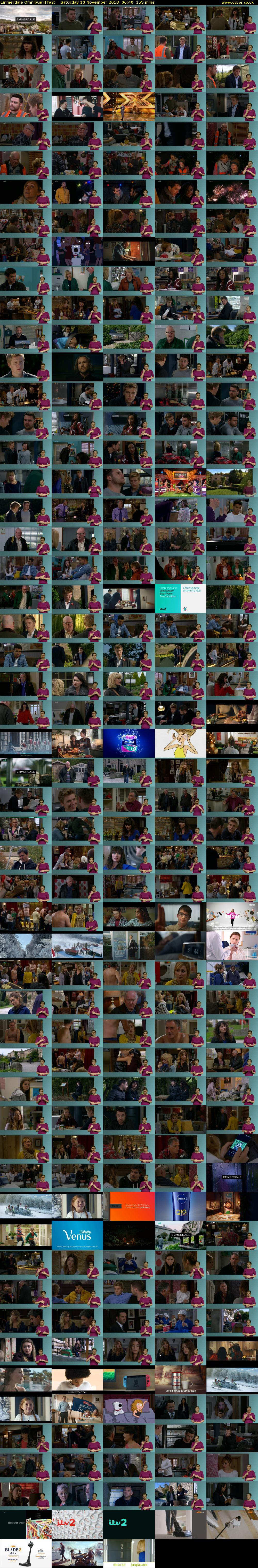 Emmerdale Omnibus (ITV2) Saturday 10 November 2018 06:40 - 09:15