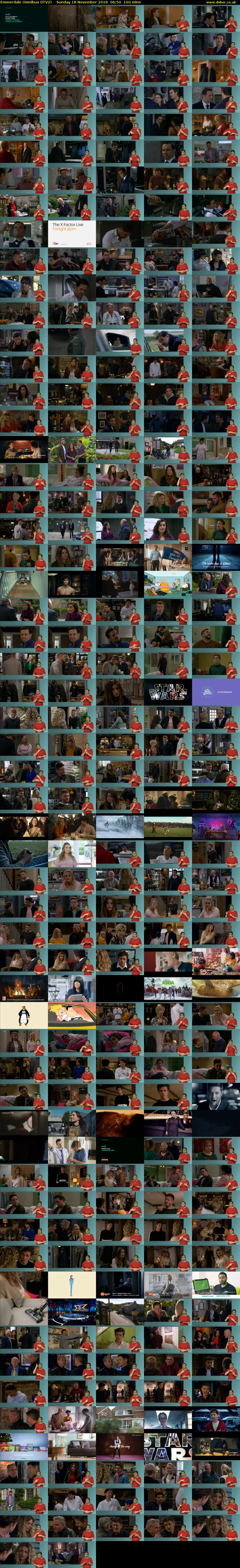 Emmerdale Omnibus (ITV2) Sunday 18 November 2018 06:50 - 09:30