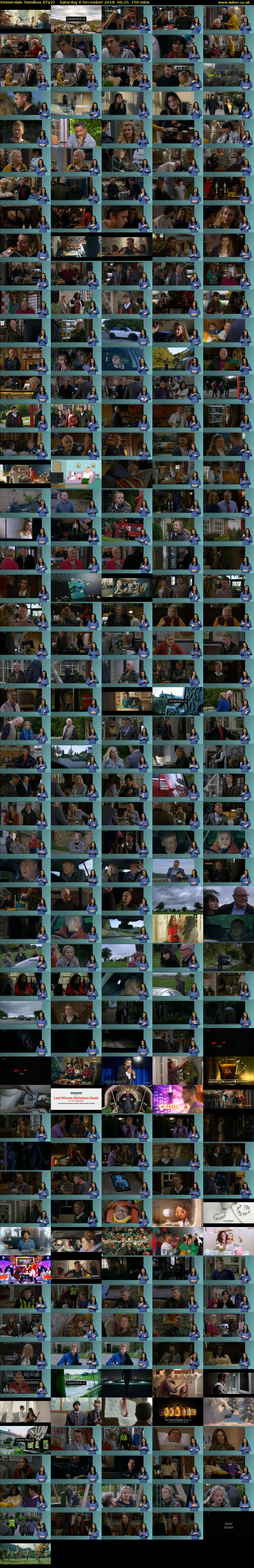 Emmerdale Omnibus (ITV2) Saturday 8 December 2018 06:25 - 08:55