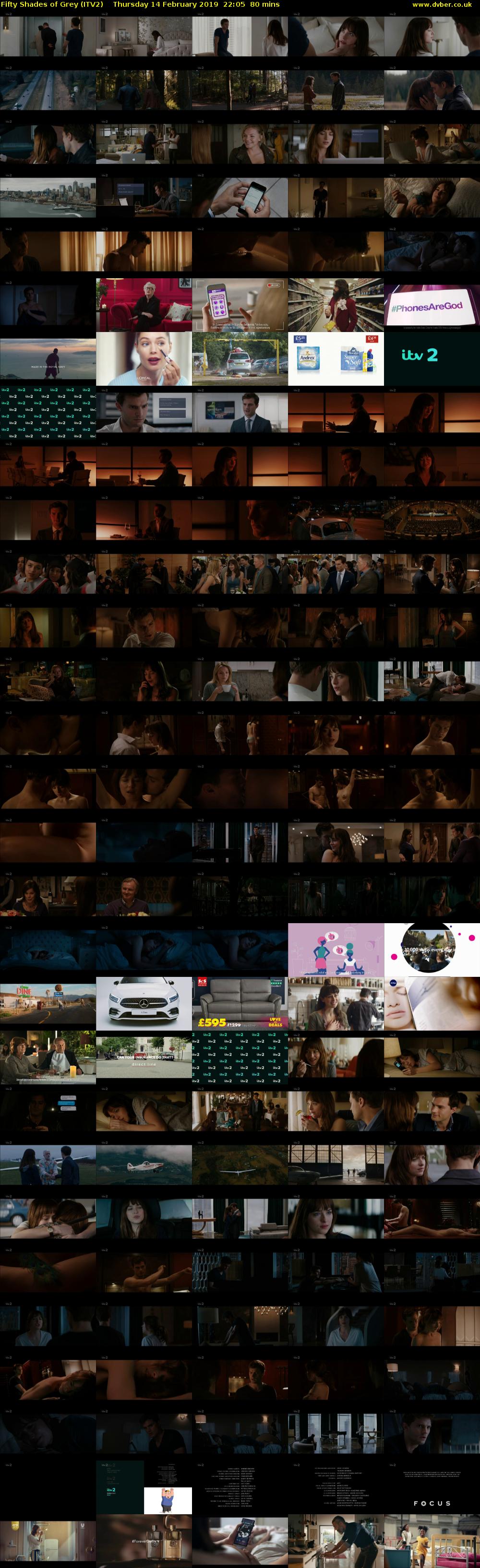 Fifty Shades of Grey (ITV2) Thursday 14 February 2019 22:05 - 23:25