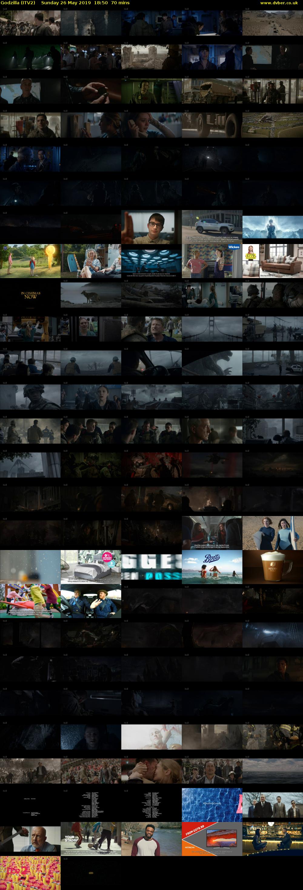 Godzilla (ITV2) Sunday 26 May 2019 18:50 - 20:00