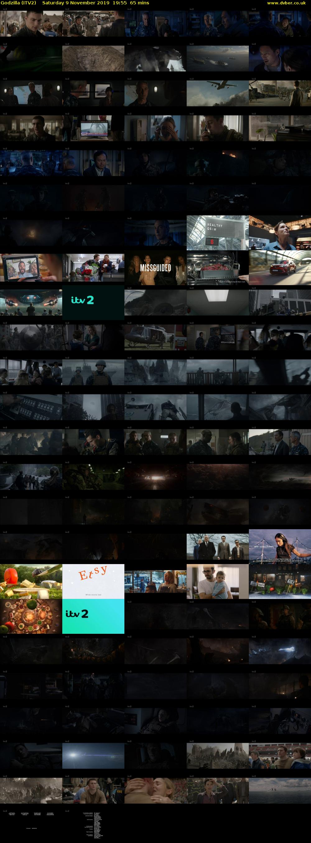 Godzilla (ITV2) Saturday 9 November 2019 19:55 - 21:00