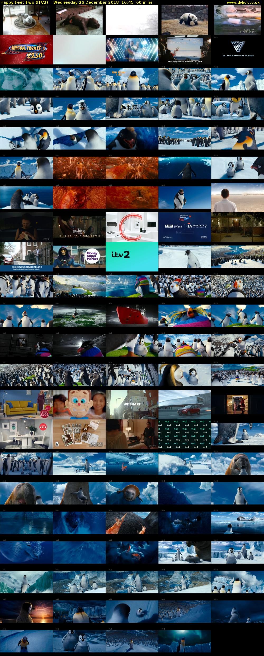 Happy Feet Two (ITV2) Wednesday 26 December 2018 10:45 - 11:45