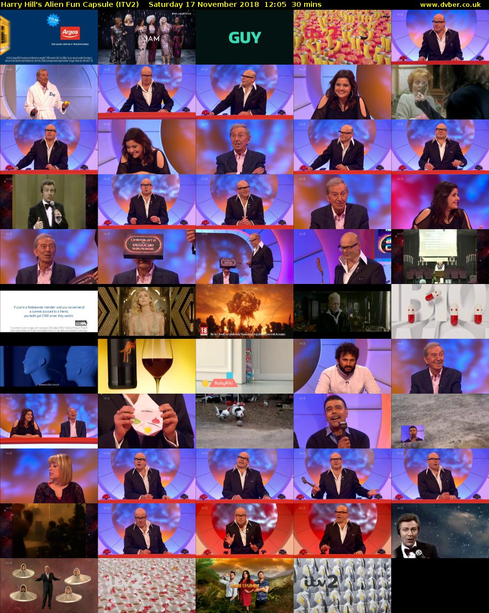 Harry Hill's Alien Fun Capsule (ITV2) Saturday 17 November 2018 12:05 - 12:35