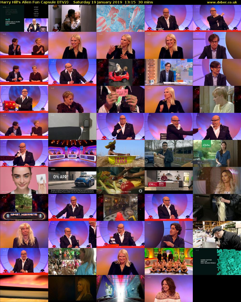Harry Hill's Alien Fun Capsule (ITV2) Saturday 19 January 2019 13:15 - 13:45