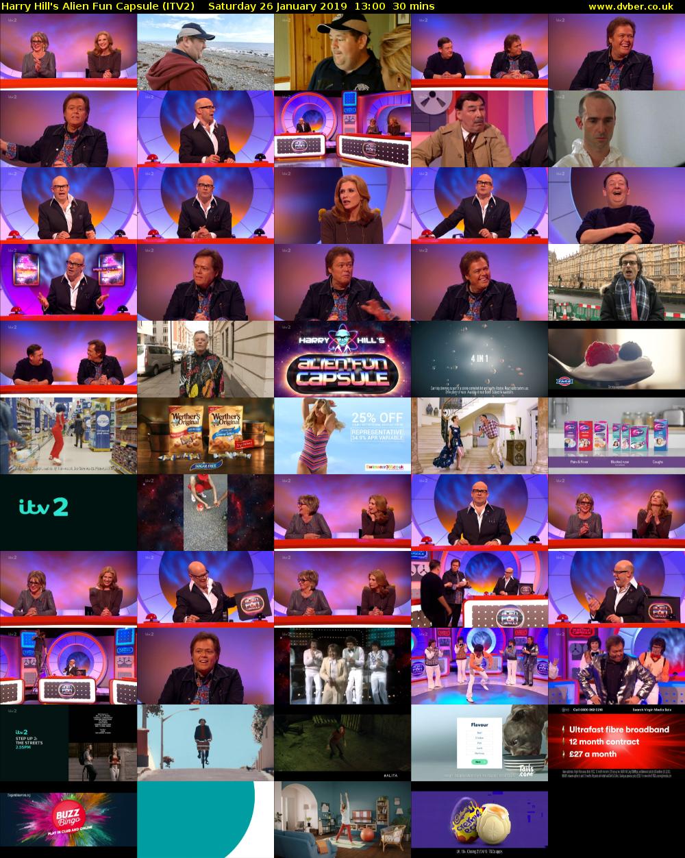 Harry Hill's Alien Fun Capsule (ITV2) Saturday 26 January 2019 13:00 - 13:30