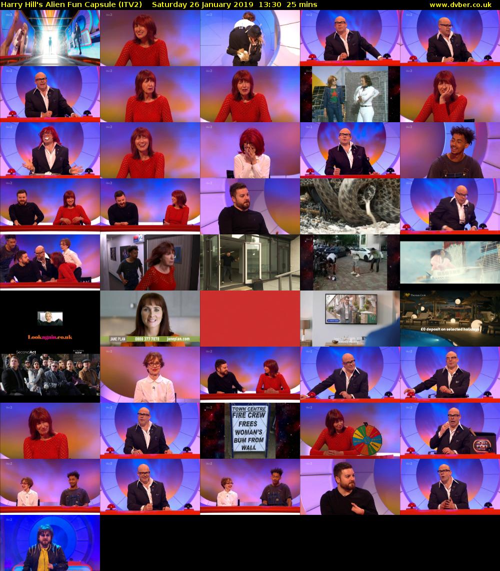 Harry Hill's Alien Fun Capsule (ITV2) Saturday 26 January 2019 13:30 - 13:55