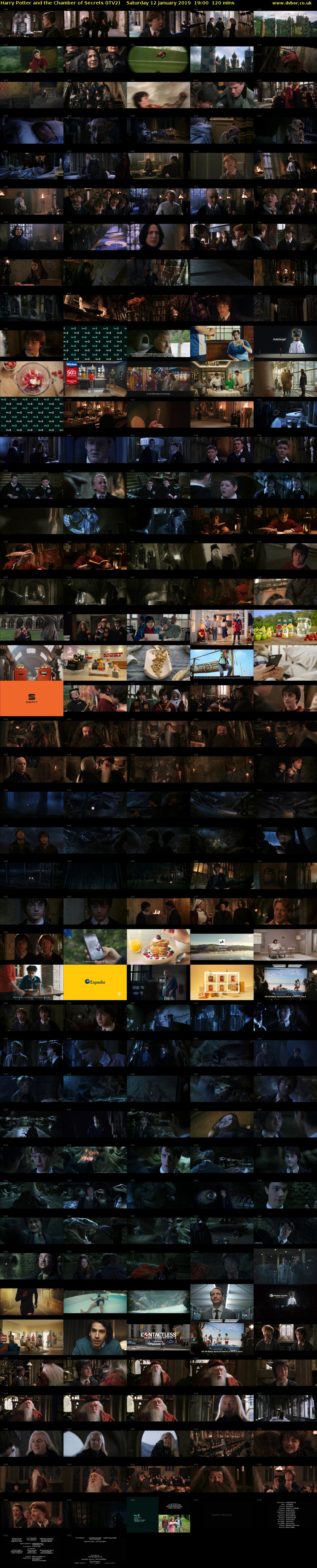 Harry Potter and the Chamber of Secrets (ITV2) Saturday 12 January 2019 19:00 - 21:00