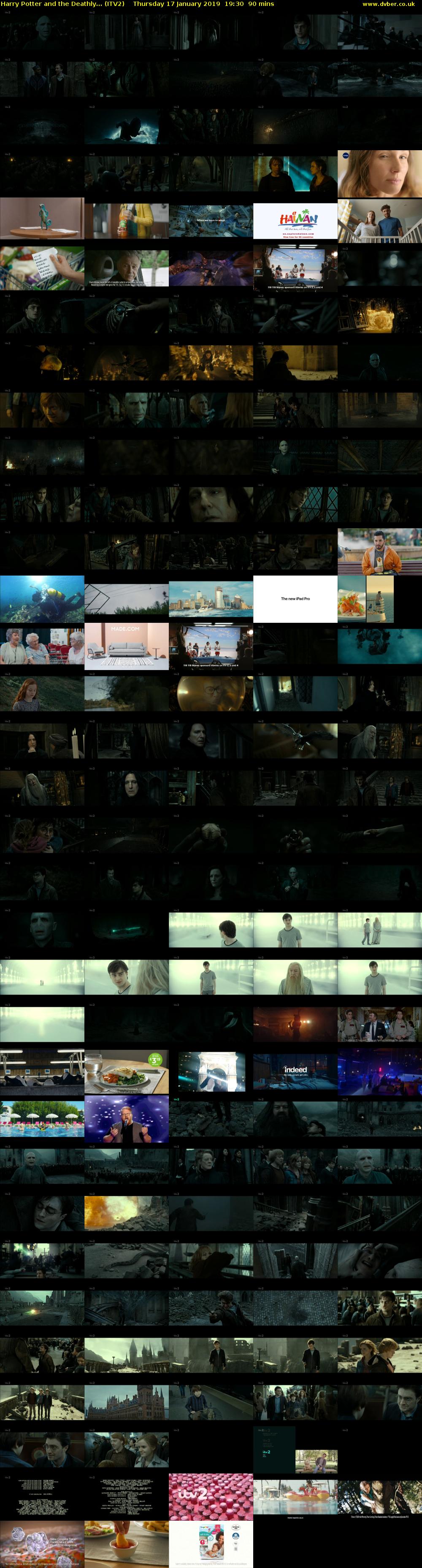 Harry Potter and the Deathly... (ITV2) Thursday 17 January 2019 19:30 - 21:00