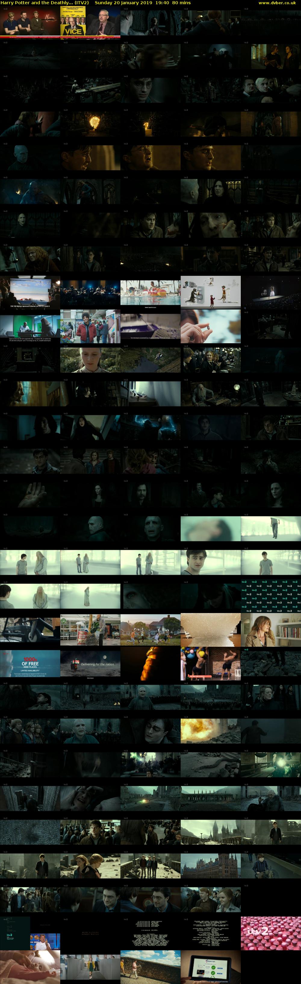 Harry Potter and the Deathly... (ITV2) Sunday 20 January 2019 19:40 - 21:00