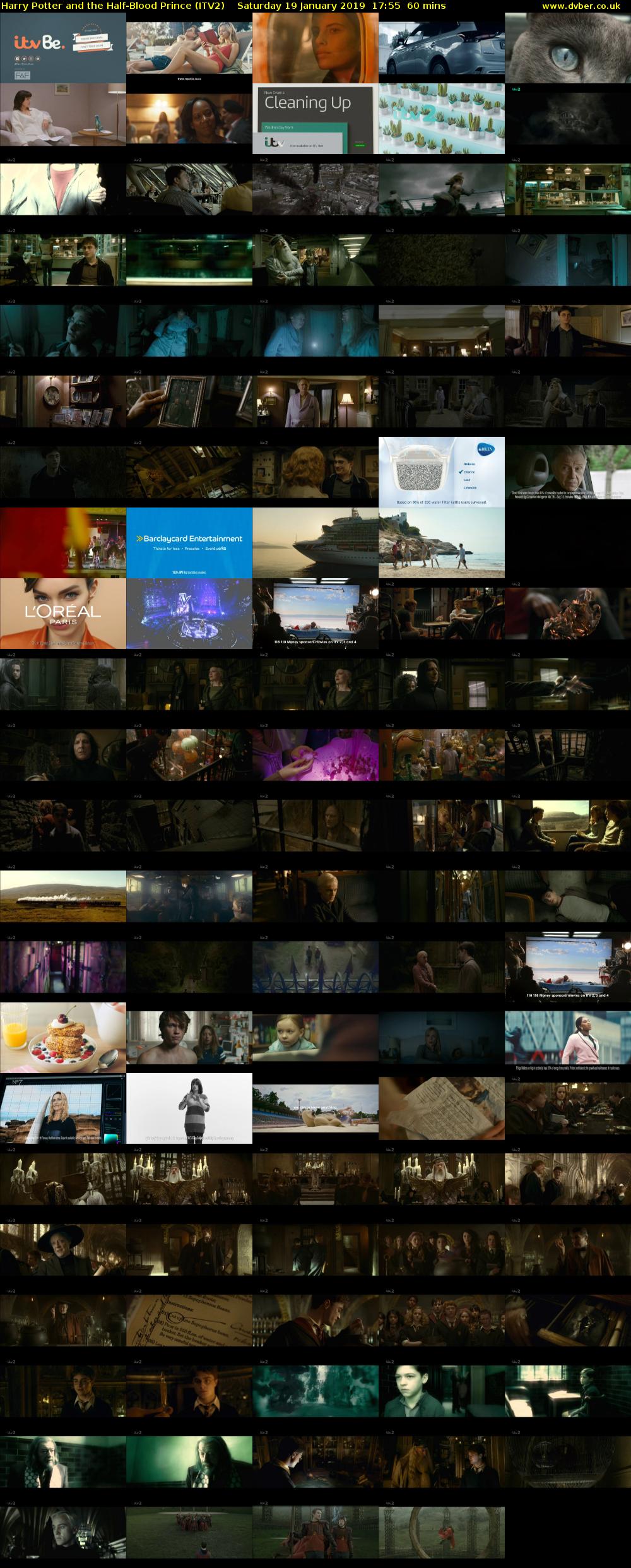 Harry Potter and the Half-Blood Prince (ITV2) Saturday 19 January 2019 17:55 - 18:55