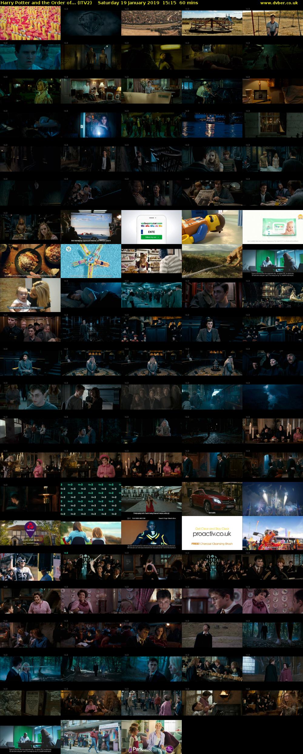 Harry Potter and the Order of... (ITV2) Saturday 19 January 2019 15:15 - 16:15