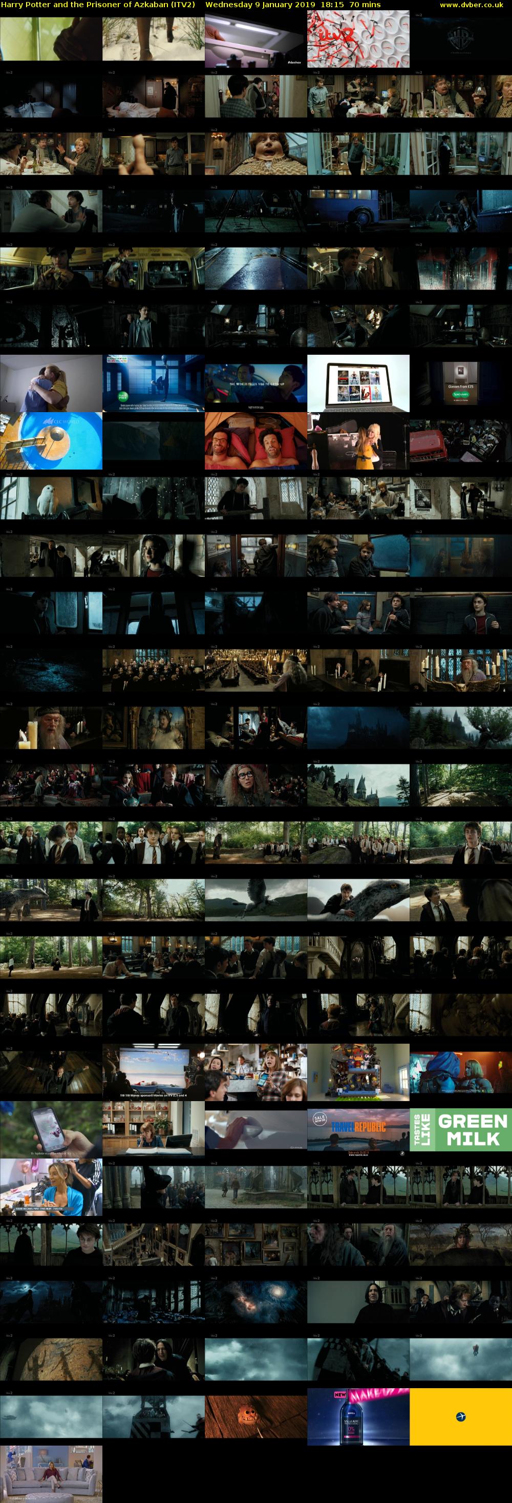 Harry Potter and the Prisoner of Azkaban (ITV2) Wednesday 9 January 2019 18:15 - 19:25