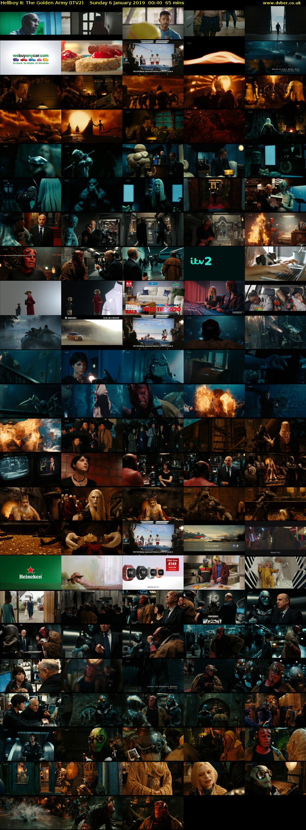 Hellboy II: The Golden Army (ITV2) Sunday 6 January 2019 00:40 - 01:45