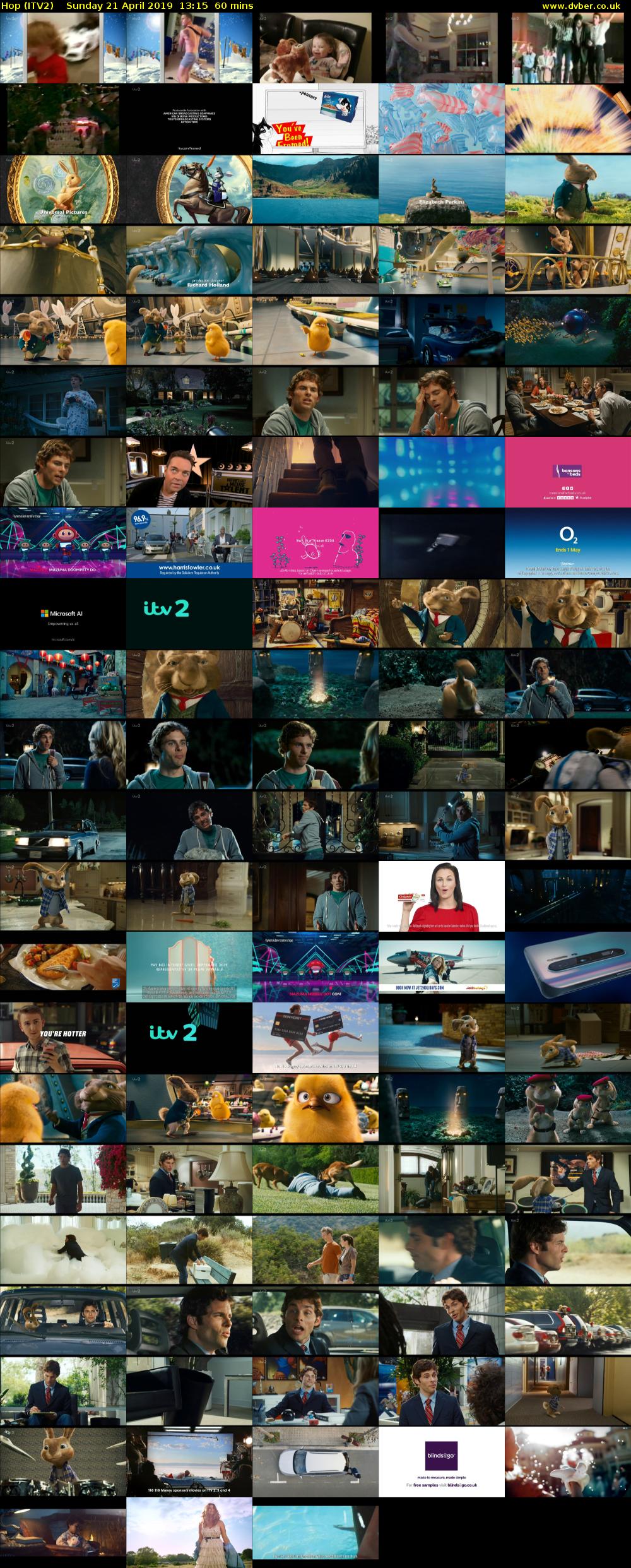 Hop (ITV2) Sunday 21 April 2019 13:15 - 14:15