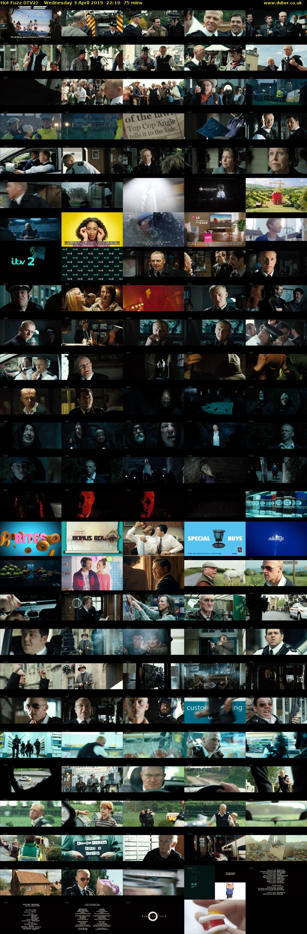 Hot Fuzz (ITV2) Wednesday 3 April 2019 22:10 - 23:25