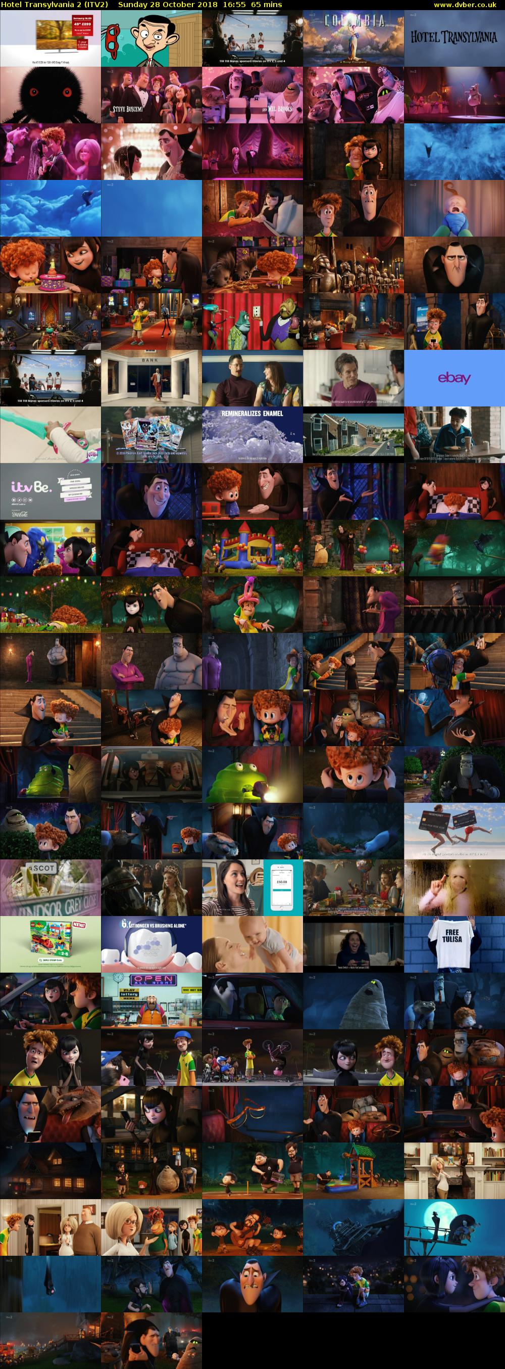 Hotel Transylvania 2 (ITV2) Sunday 28 October 2018 16:55 - 18:00