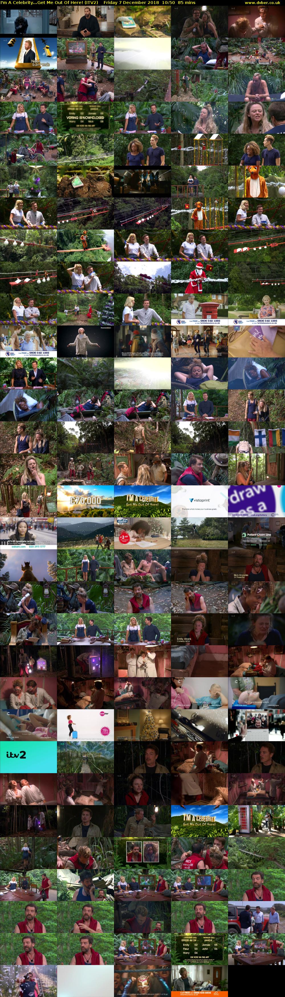 I'm A Celebrity...Get Me Out Of Here! (ITV2) Friday 7 December 2018 10:50 - 12:15