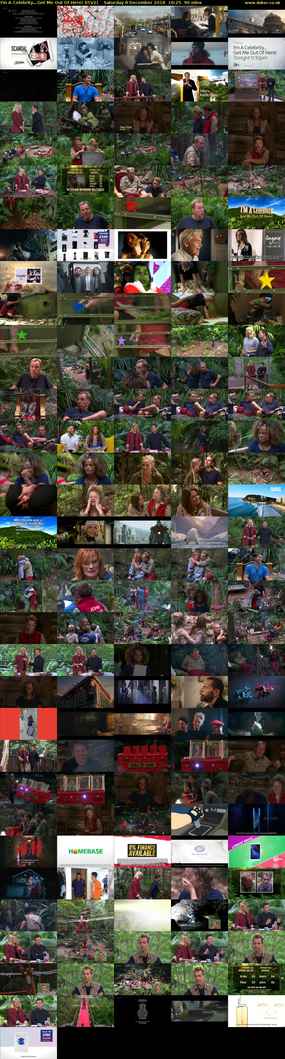 I'm A Celebrity...Get Me Out Of Here! (ITV2) Saturday 8 December 2018 16:25 - 17:55