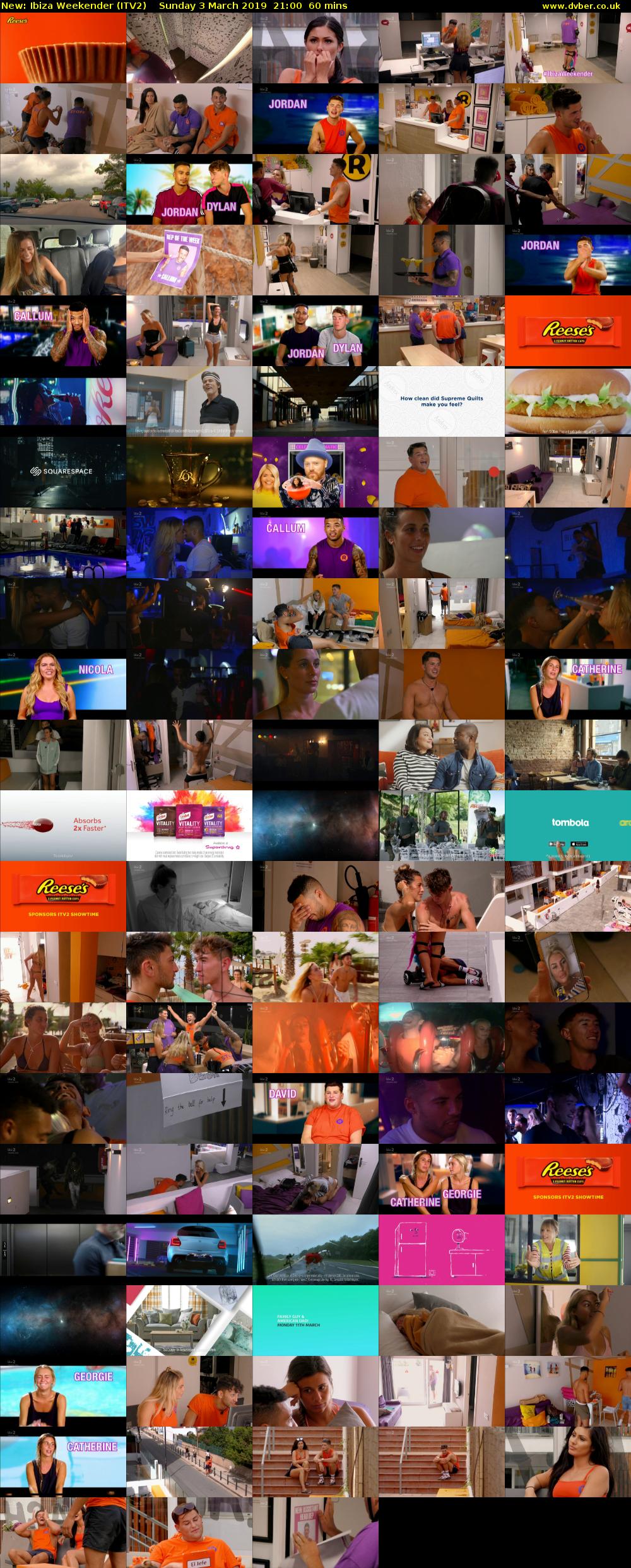 Ibiza Weekender (ITV2) Sunday 3 March 2019 21:00 - 22:00