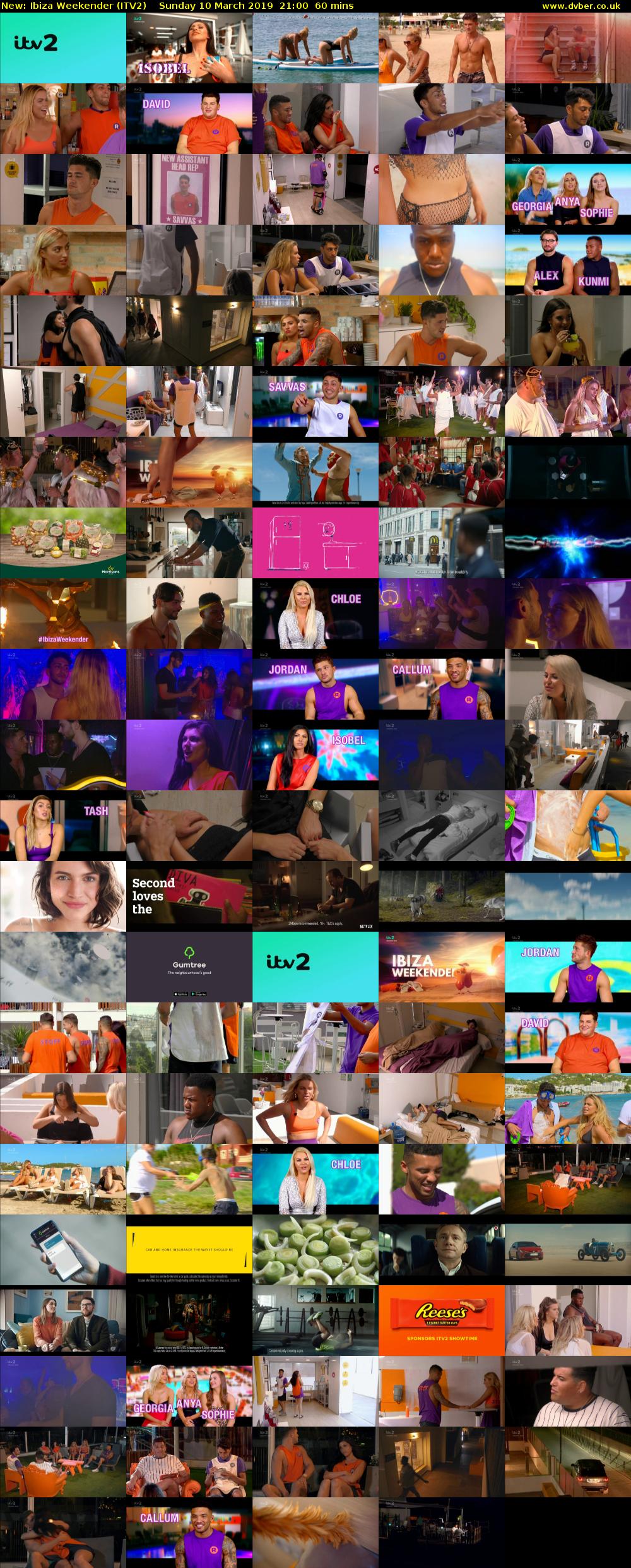 Ibiza Weekender (ITV2) Sunday 10 March 2019 21:00 - 22:00