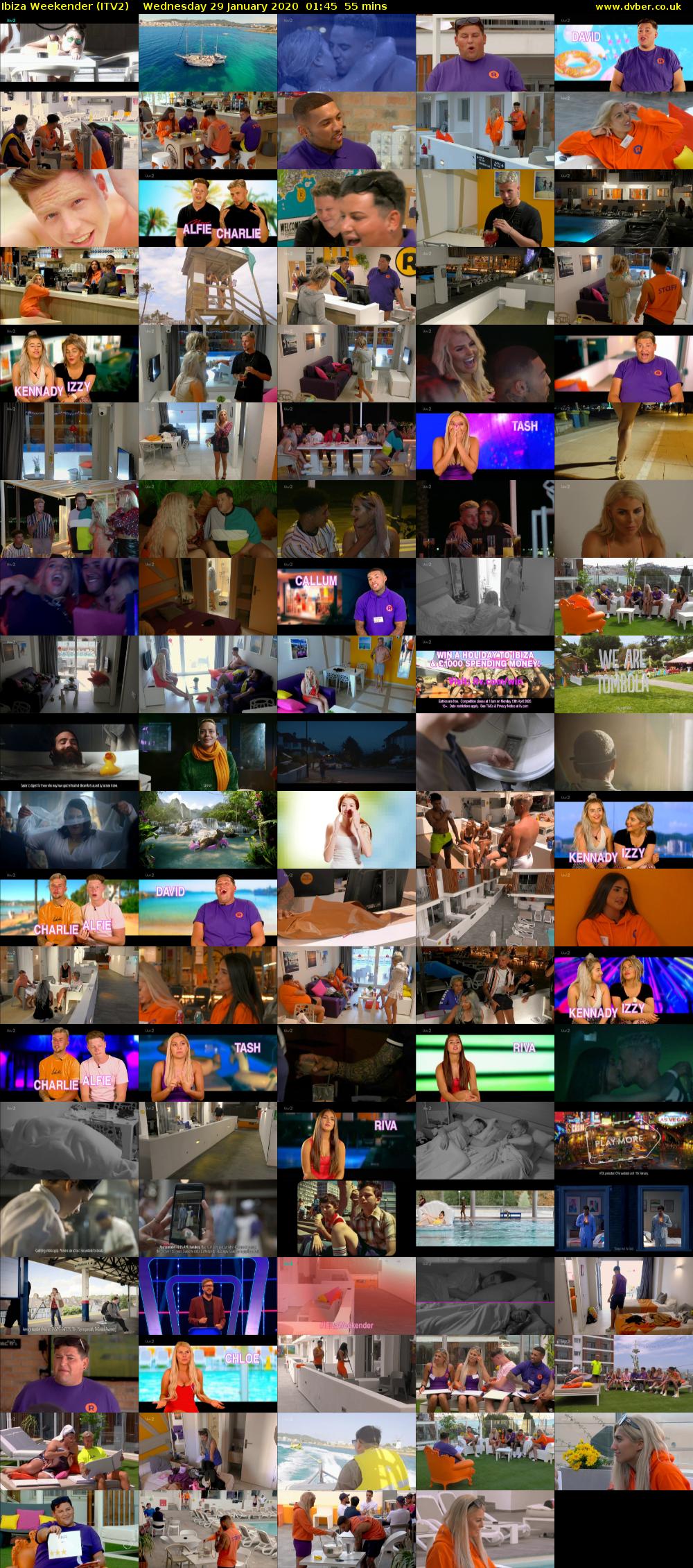 Ibiza Weekender (ITV2) Wednesday 29 January 2020 01:45 - 02:40