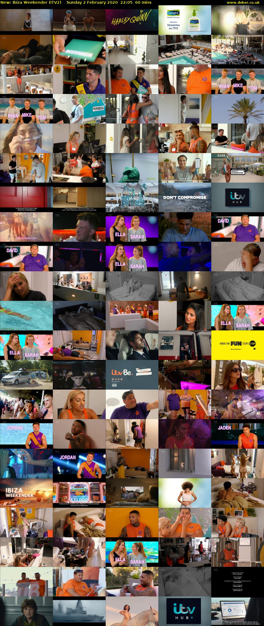 Ibiza Weekender (ITV2) Sunday 2 February 2020 22:05 - 23:05