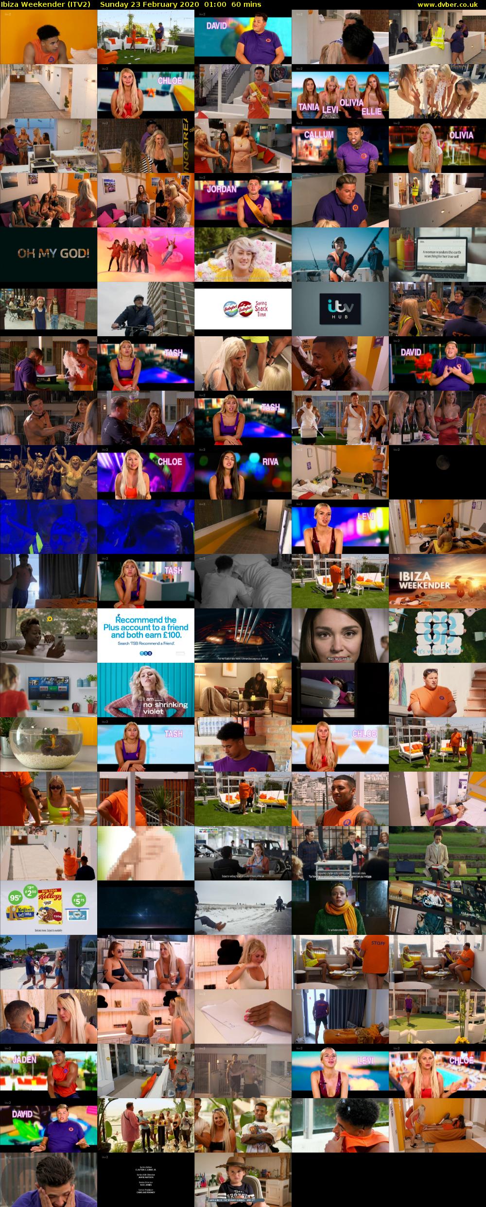 Ibiza Weekender (ITV2) Sunday 23 February 2020 01:00 - 02:00