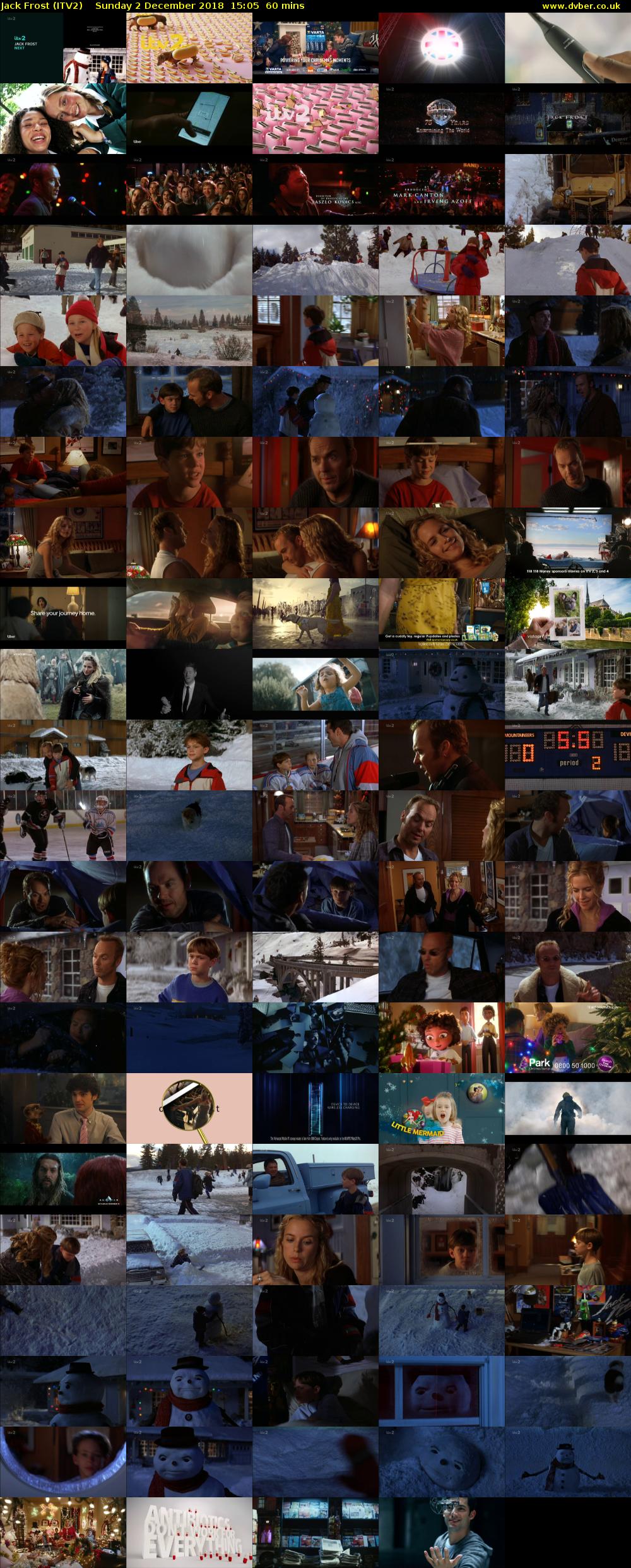 Jack Frost (ITV2) Sunday 2 December 2018 15:05 - 16:05