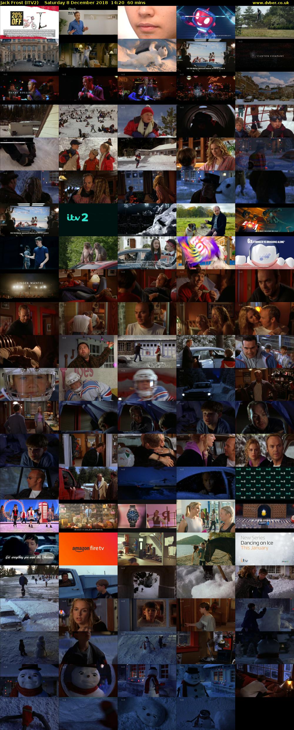Jack Frost (ITV2) Saturday 8 December 2018 14:20 - 15:20
