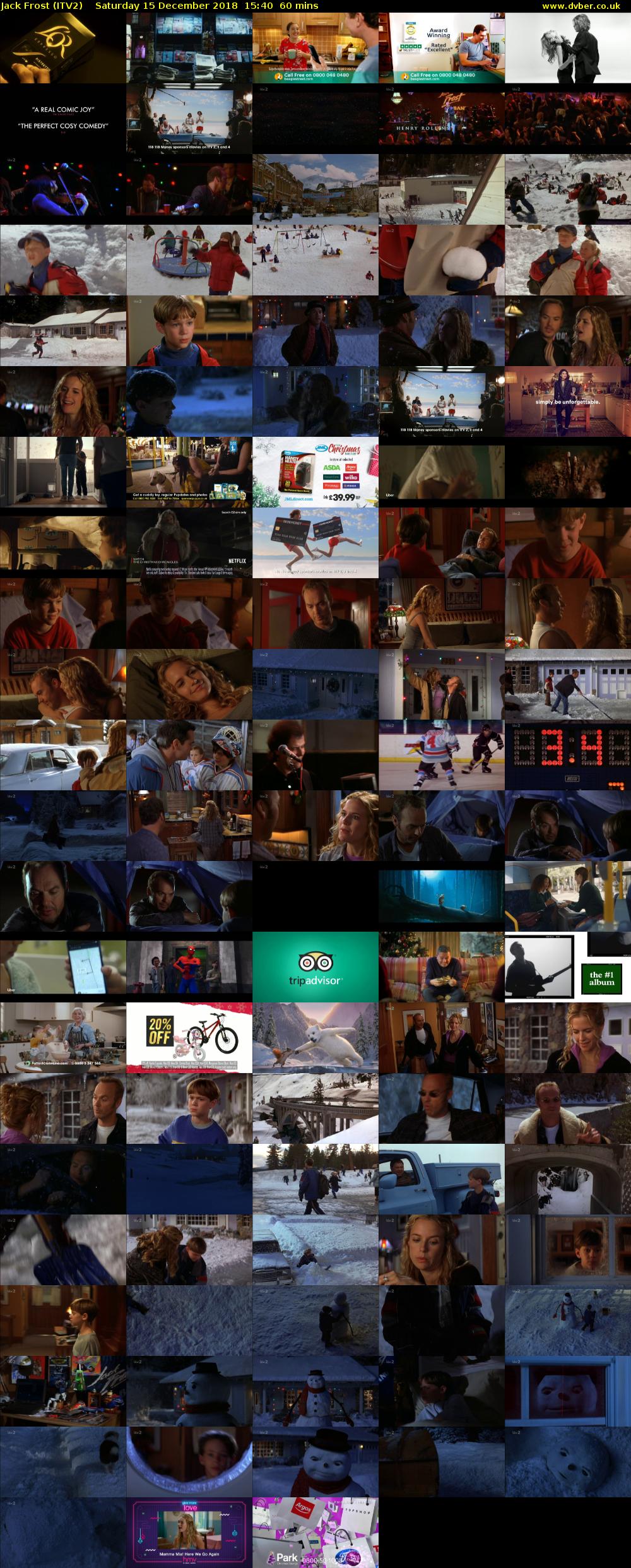Jack Frost (ITV2) Saturday 15 December 2018 15:40 - 16:40