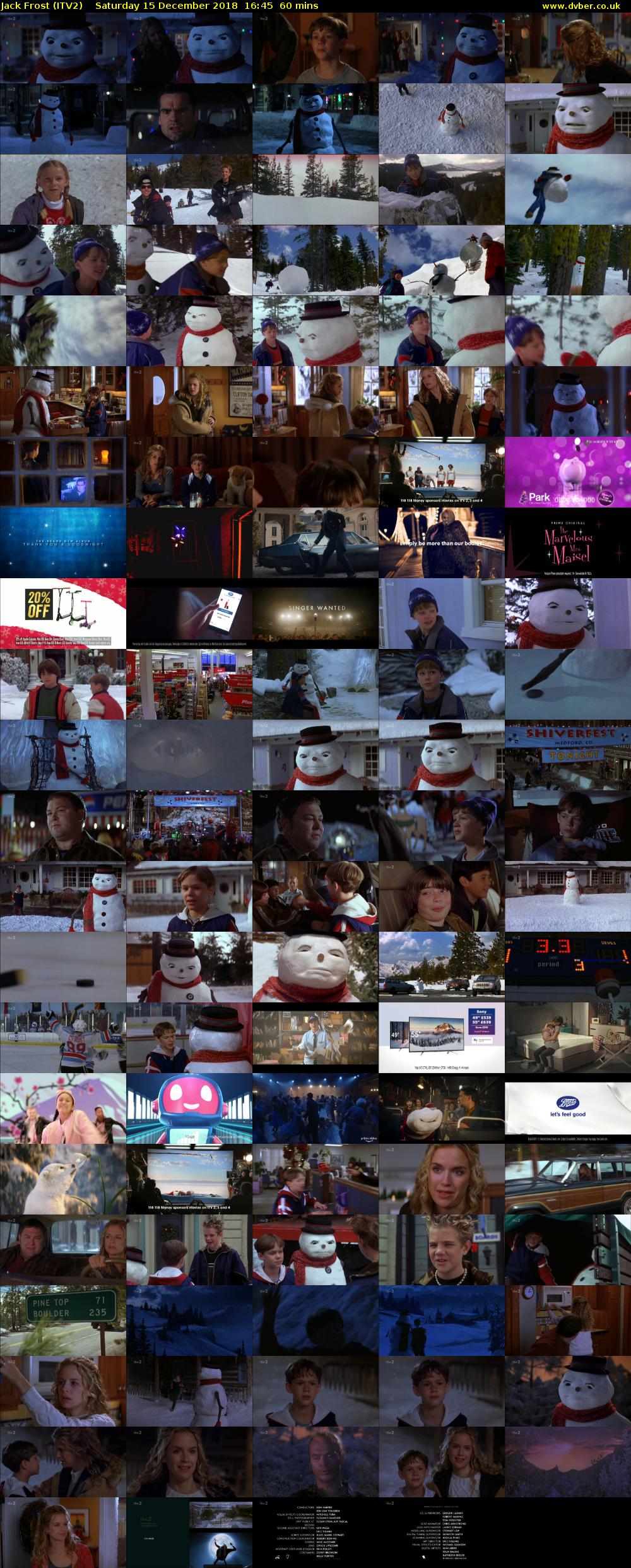 Jack Frost (ITV2) Saturday 15 December 2018 16:45 - 17:45