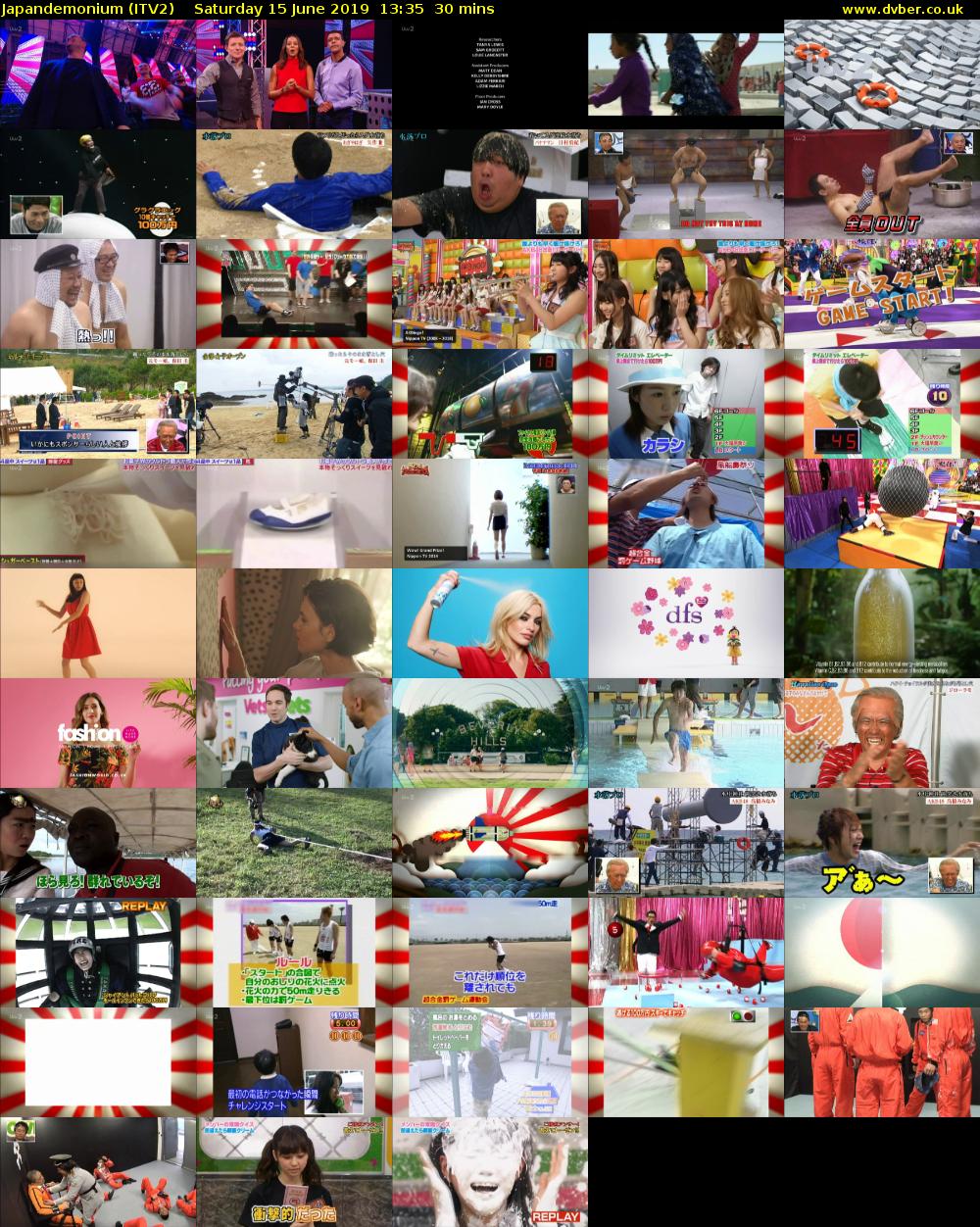 Japandemonium (ITV2) Saturday 15 June 2019 13:35 - 14:05