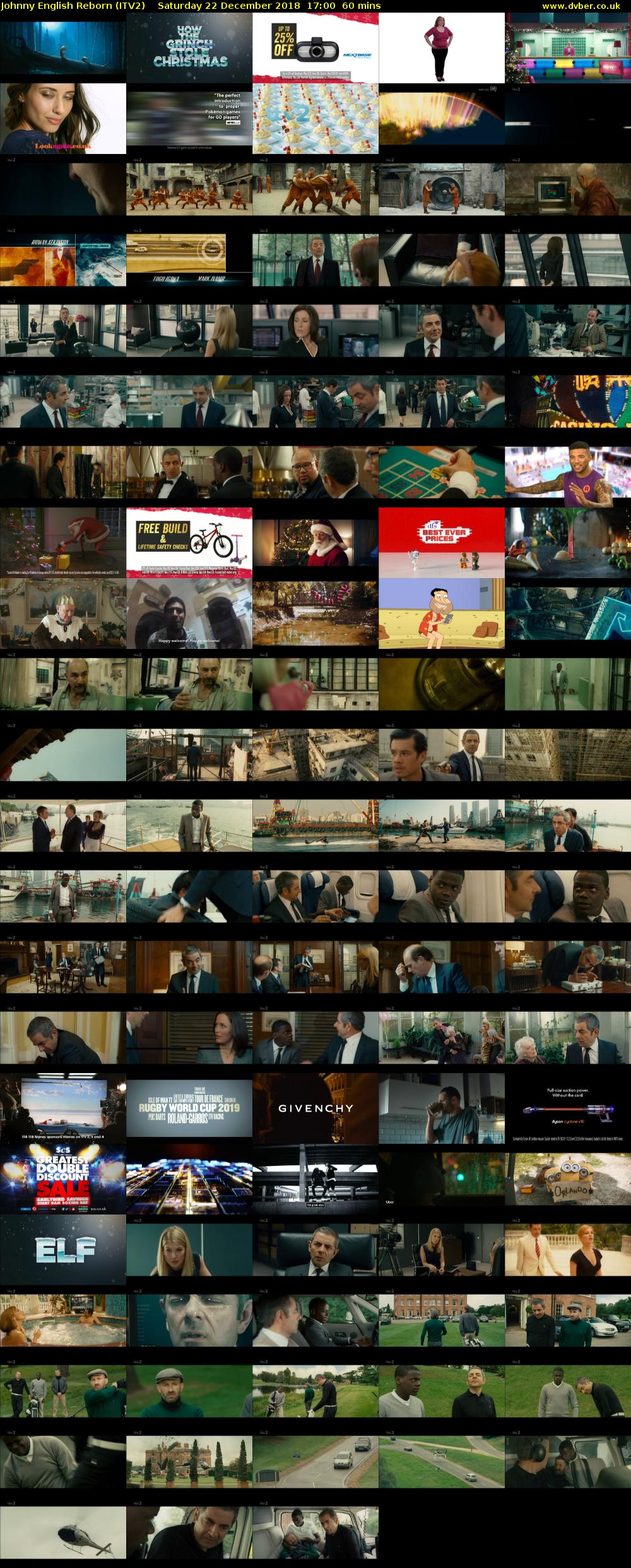 Johnny English Reborn (ITV2) Saturday 22 December 2018 17:00 - 18:00