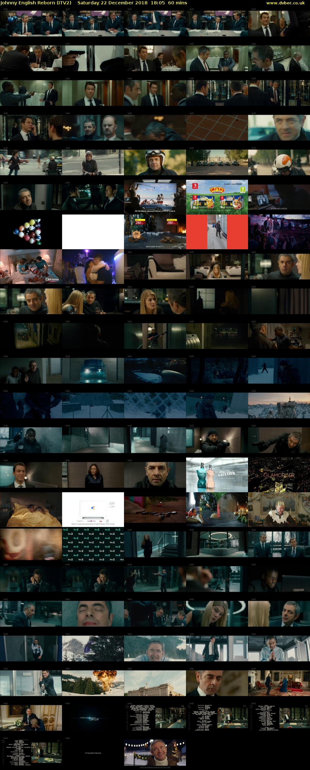 Johnny English Reborn (ITV2) Saturday 22 December 2018 18:05 - 19:05