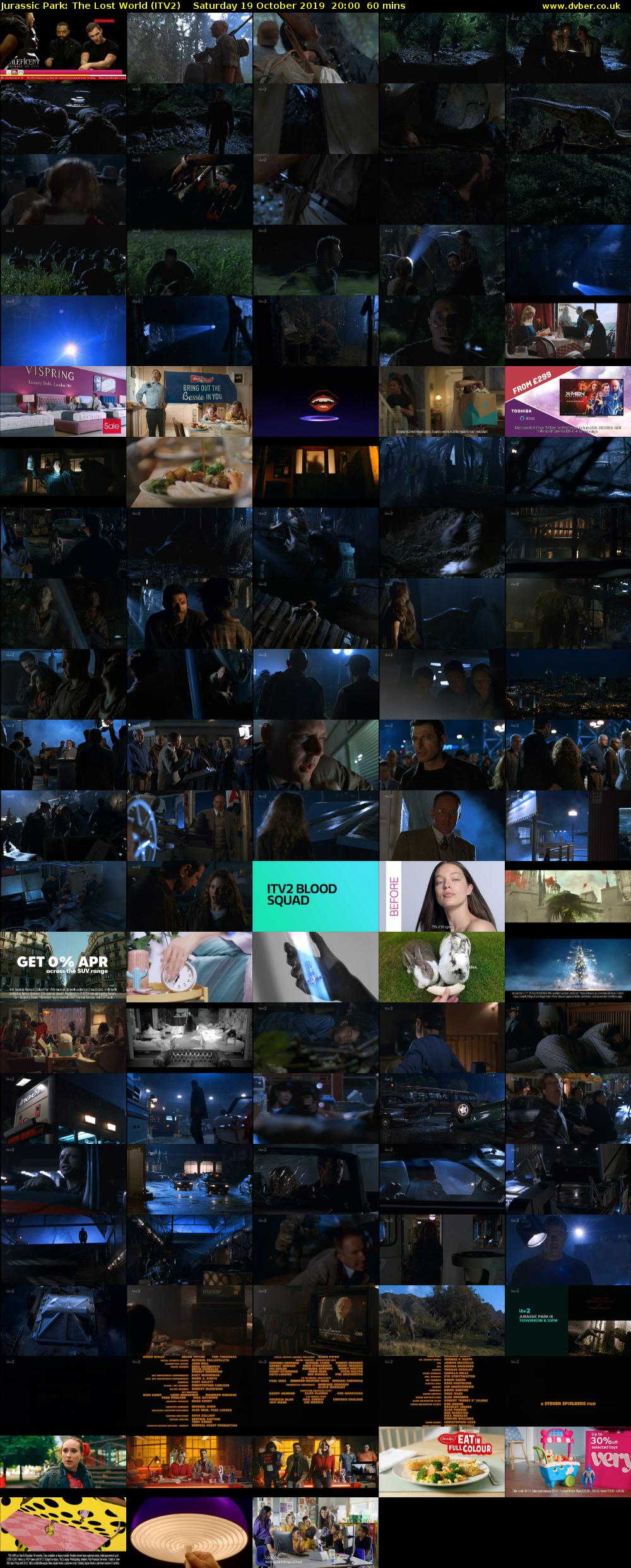 Jurassic Park: The Lost World (ITV2) Saturday 19 October 2019 20:00 - 21:00