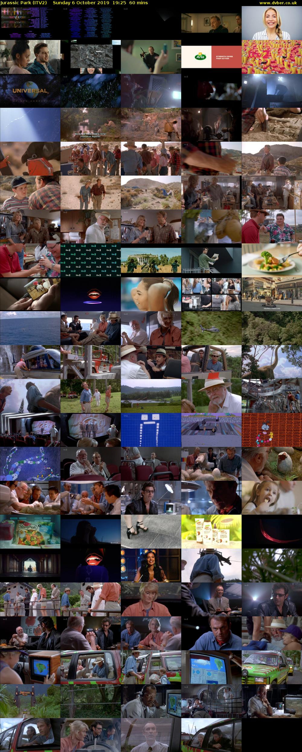 Jurassic Park (ITV2) Sunday 6 October 2019 19:25 - 20:25