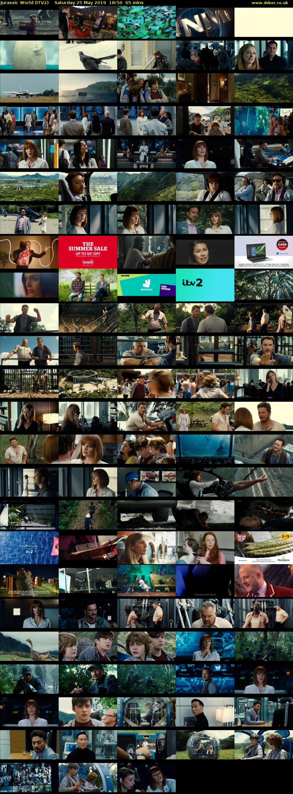 Jurassic World (ITV2) Saturday 25 May 2019 18:50 - 19:55