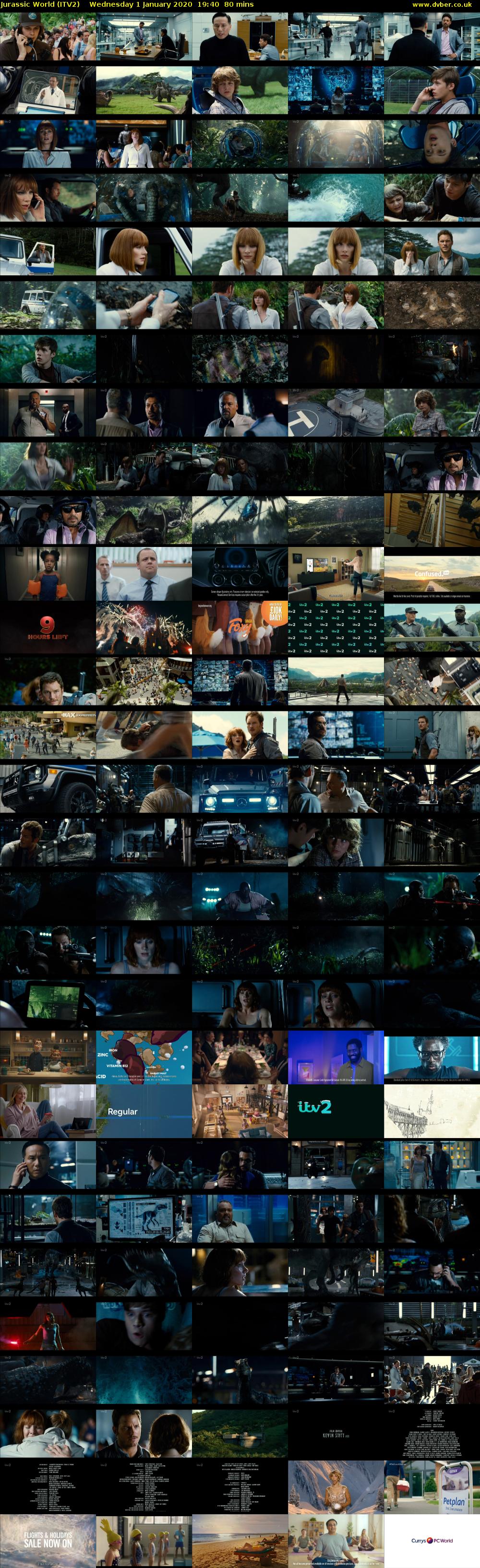 Jurassic World (ITV2) Wednesday 1 January 2020 19:40 - 21:00