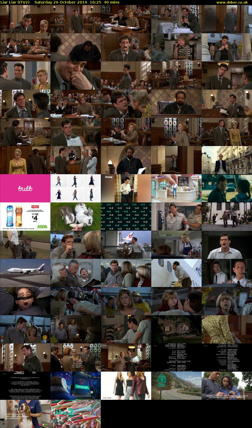 Liar Liar (ITV2) Saturday 26 October 2019 16:25 - 17:05