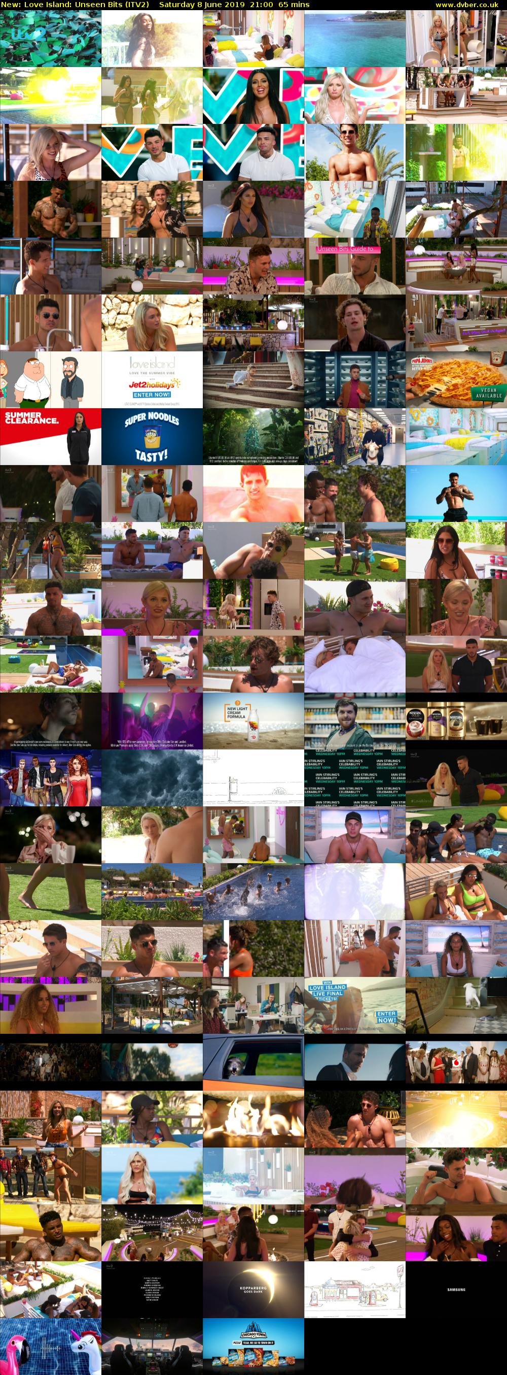 Love Island: Unseen Bits (ITV2) Saturday 8 June 2019 21:00 - 22:05