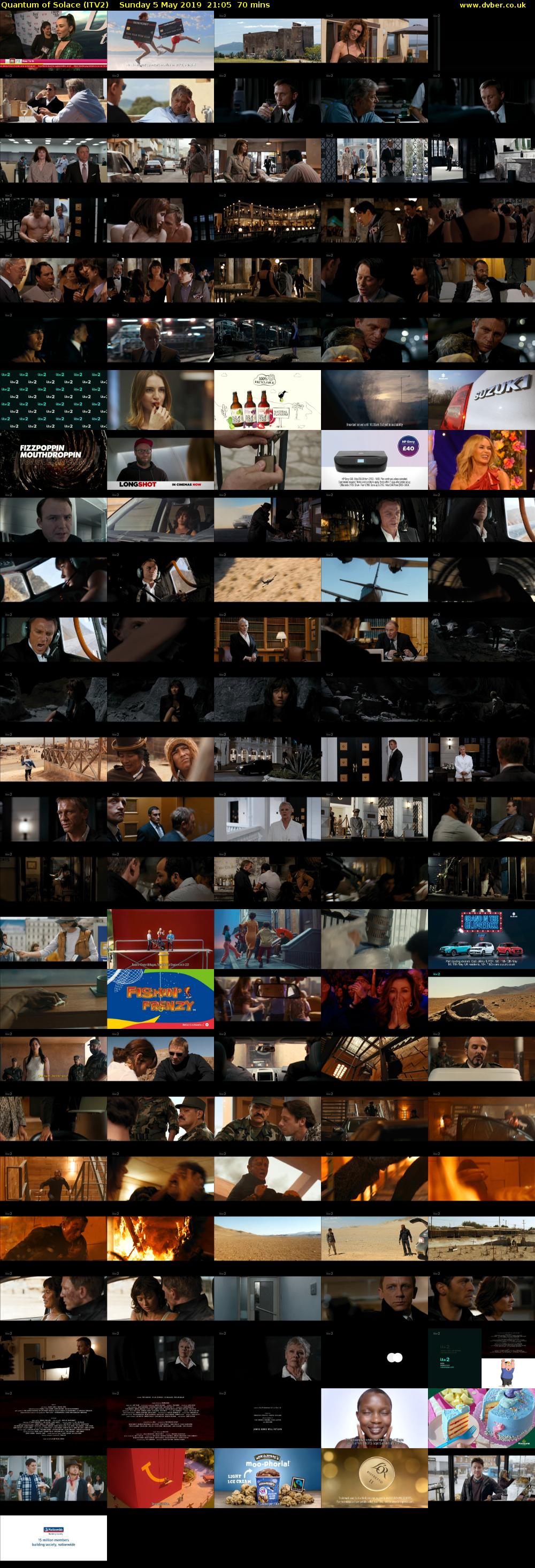 Quantum of Solace (ITV2) Sunday 5 May 2019 21:05 - 22:15