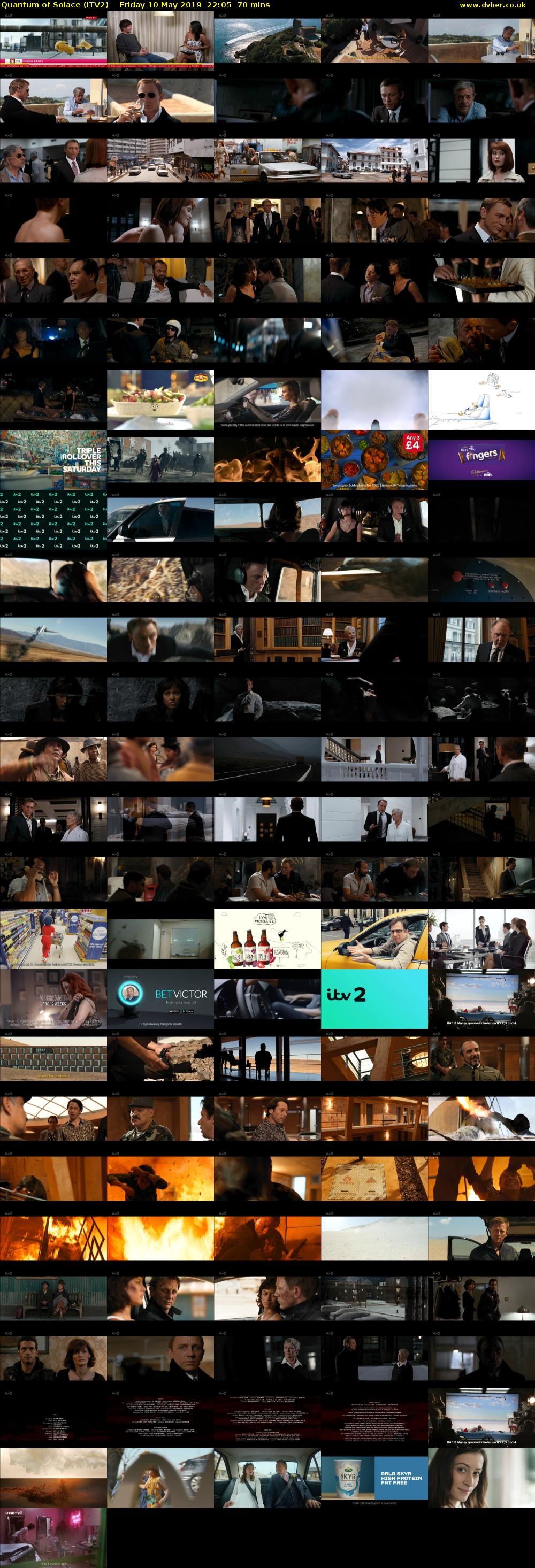 Quantum of Solace (ITV2) Friday 10 May 2019 22:05 - 23:15