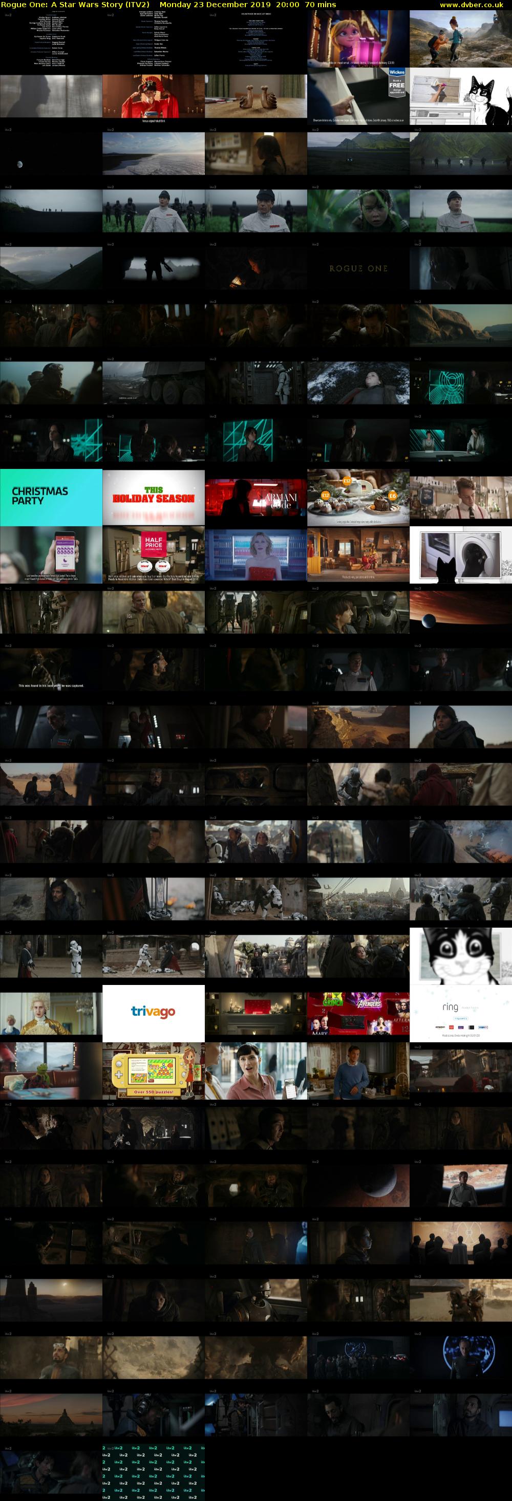 Rogue One: A Star Wars Story (ITV2) Monday 23 December 2019 20:00 - 21:10