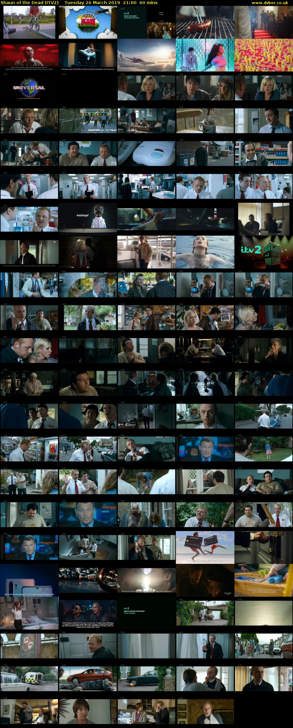 Shaun of the Dead (ITV2) Tuesday 26 March 2019 21:00 - 22:00